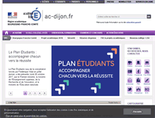 Tablet Screenshot of ac-dijon.fr